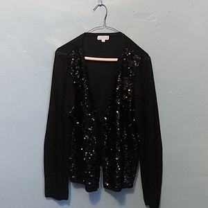 Black Sparkly XL Sweater